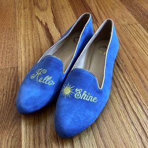 C Wonder Blue Hello Sunshine loafers